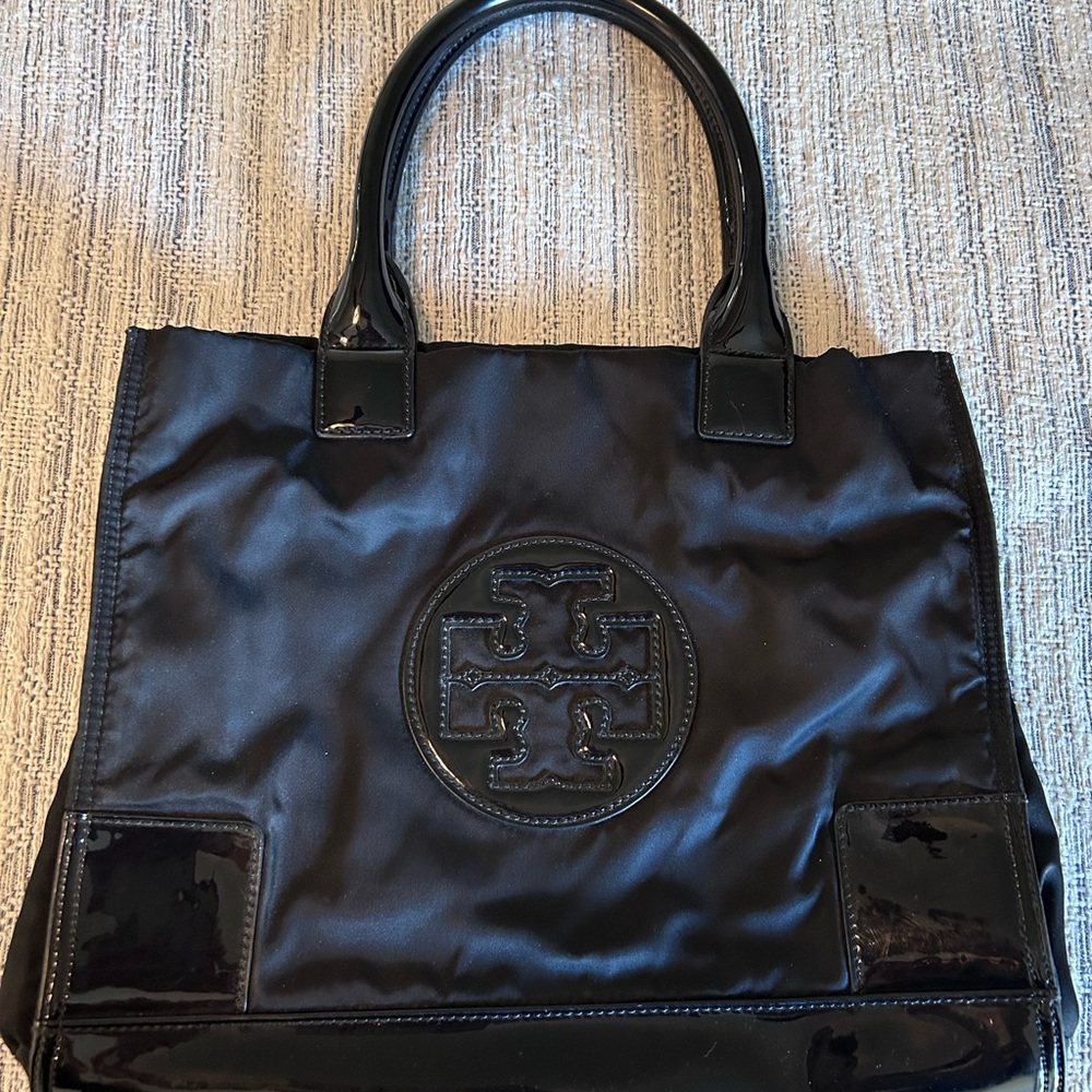 Tory Burch Nylon Black Tote Bag